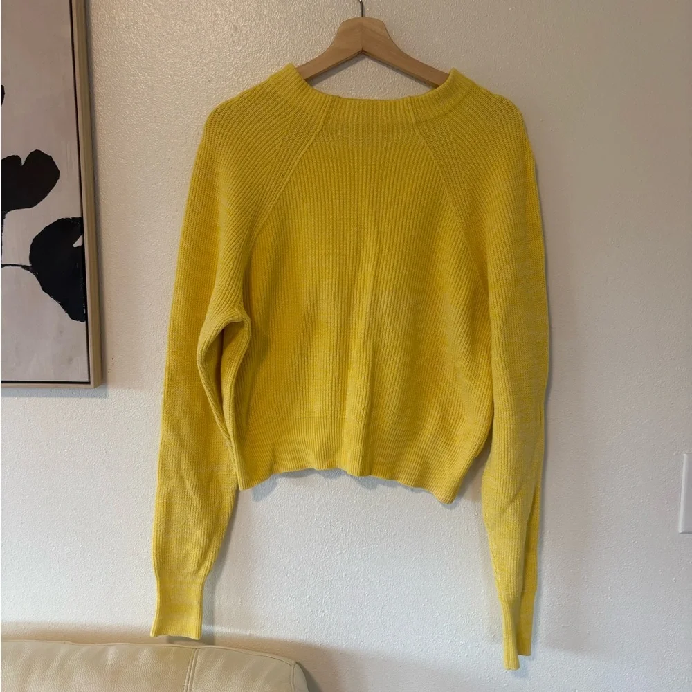 Free People Bright Yellow Turtleneck Sweater - Picture 10 of 11